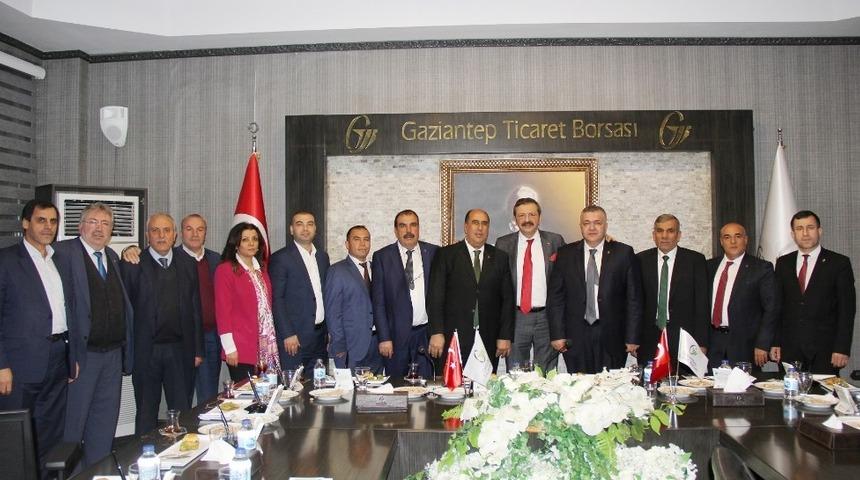 TOBB Başkanı Hisarcıklıoğlu&rsquo;ndan GTB&rsquo;ye ziyaret