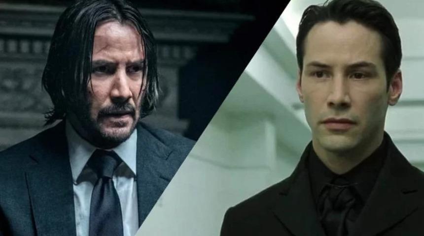 Keanu Reeves sevenler yaşadı: Matrix 4 ve John Wick 4 aynı g&uuml;n vizyona giriyor