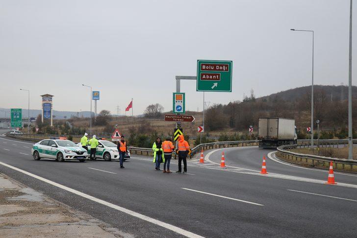 Bolu Dağı Tüneli çift yönlü trafiğe kapatıldı!  G1