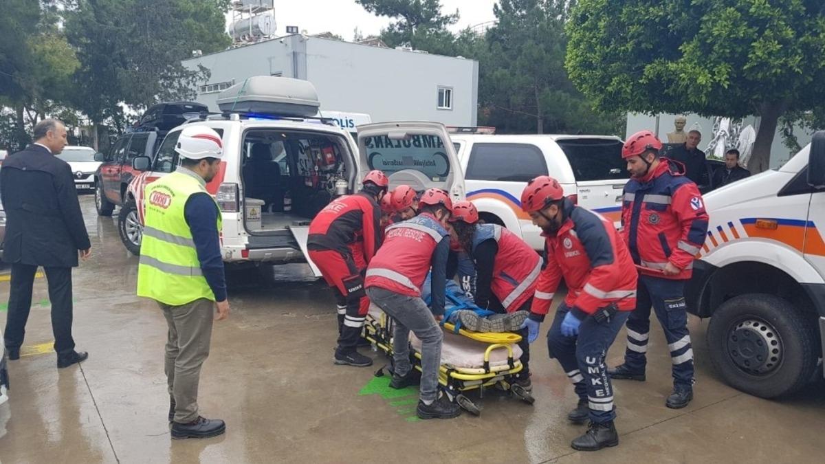 Antalya&rsquo;da hortum tatbikatı