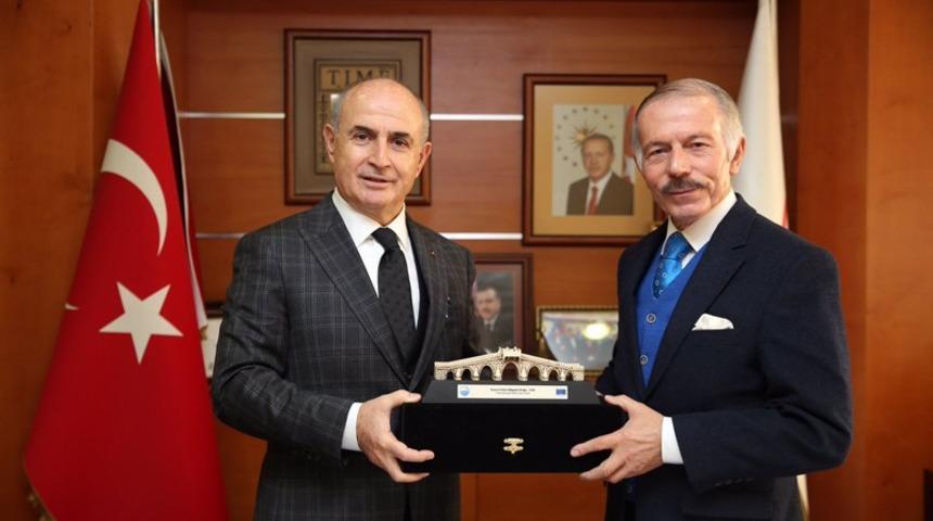 Başkan Akg&uuml;n&rsquo;den Aydıner&rsquo;e ziyaret