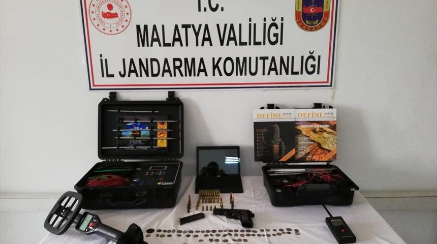 Malatya'da tarihi eser ka&ccedil;ak&ccedil;ılığı operasyonunda bir ş&uuml;pheli yakalandı
