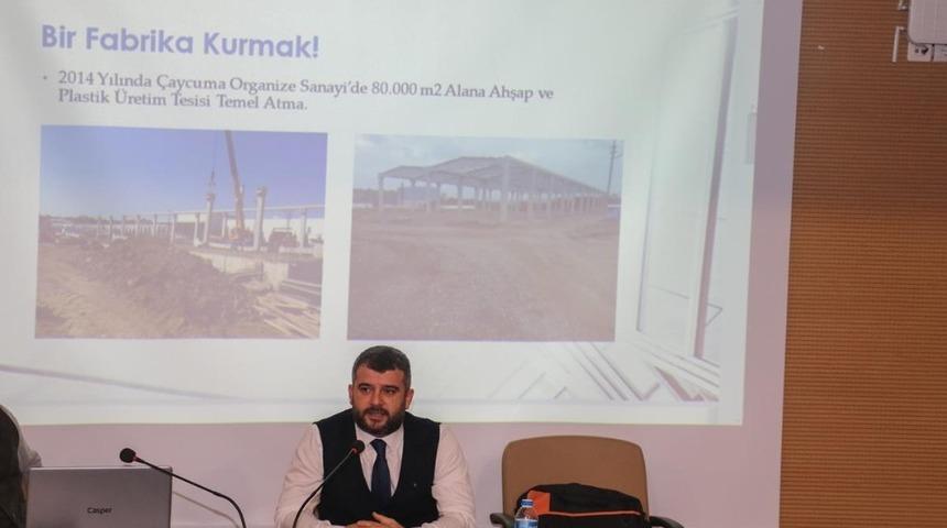 KBÜ’de "iş dünyasında etkili iletişim" söyleşisi