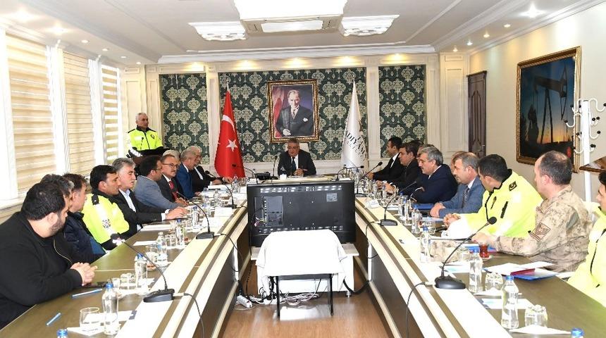 Kış mevsiminde alınacak trafik tedbirleri g&ouml;r&uuml;ş&uuml;ld&uuml;