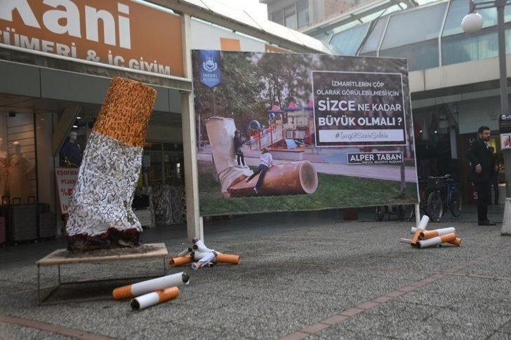 Dev izmaritlerle çevre kirliliğe dikkat çektiler G3