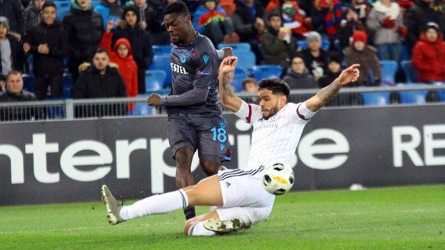 UEFA Avrupa Ligi: Basel: 2 - Trabzonspor: 0 (Maç sonucu)