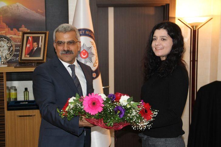Ağrı Milli Eğitim Müdürü Tekin’den Emniyet Müdürü Özen’e teşekkür ziyareti G2