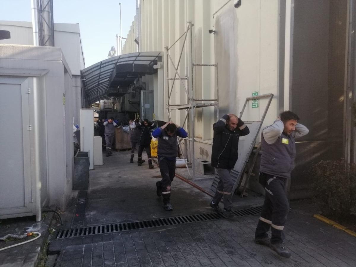 Ergene&rsquo;de deprem tatbikatı