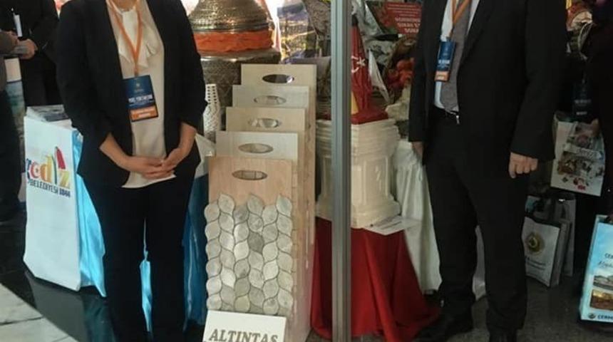 Altıntaş mermeri Ankara&rsquo;da tanıtıldı