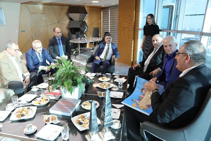 Almanya’da yaşayan Türk iş adamlarından Başkan Sandal’a ziyaret G3