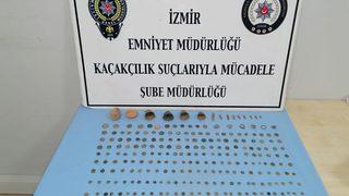 İzmir'de 252 tarihi eser ele geçirildi
