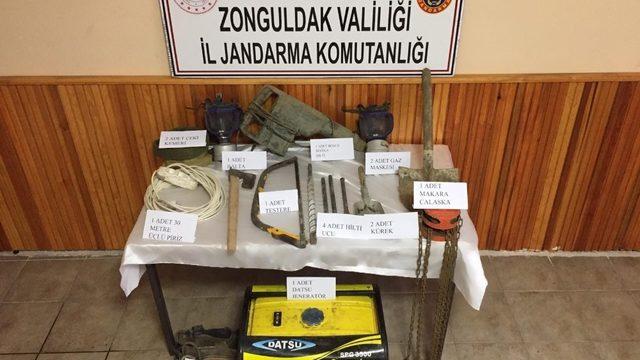 Kaçak kazı yapanlar suçüstü yakalandı