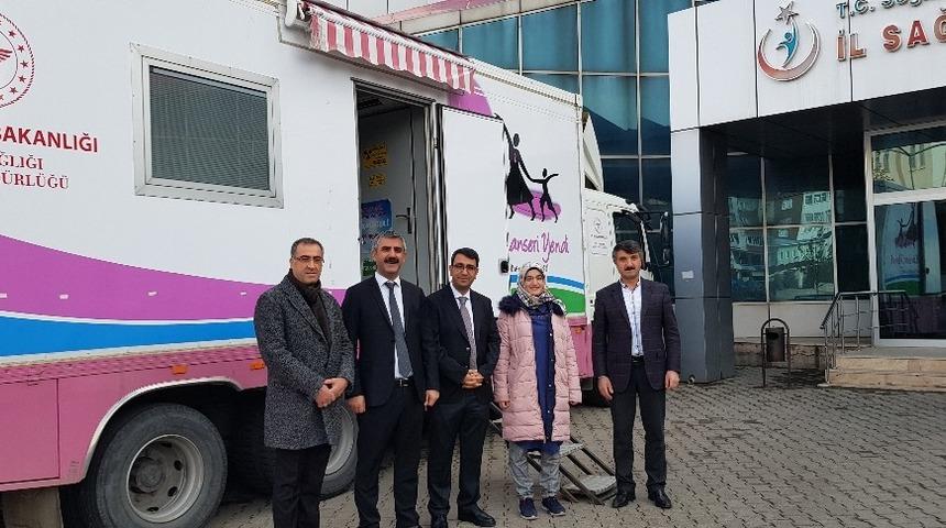 Mobil kanser tarama aracı Bing&ouml;l&rsquo;de