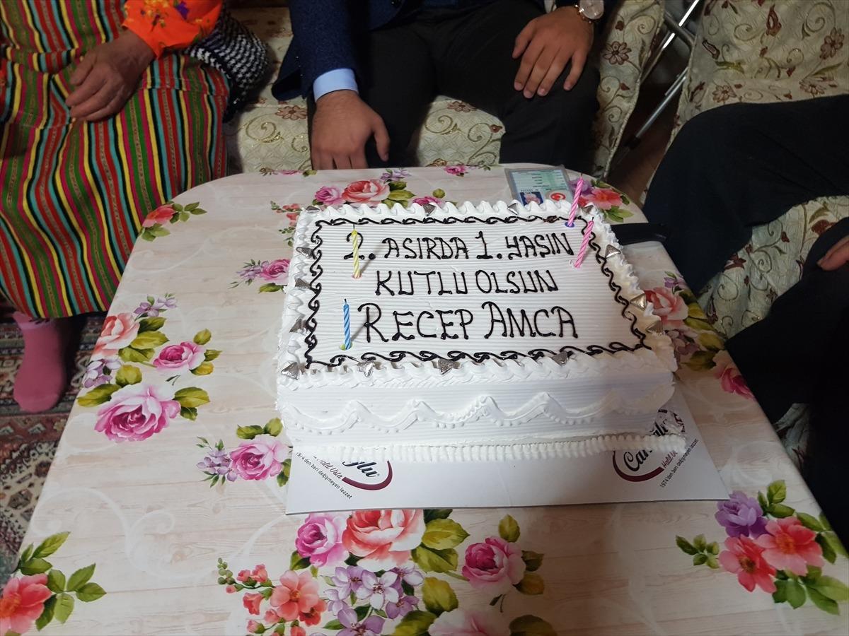 Kastamonulu Recep dedeye 101'inci doğum g&uuml;n&uuml; kutlaması