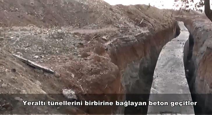 Milli Savunma Bakanlığı paylaştı! İşte terör tünelleri G3