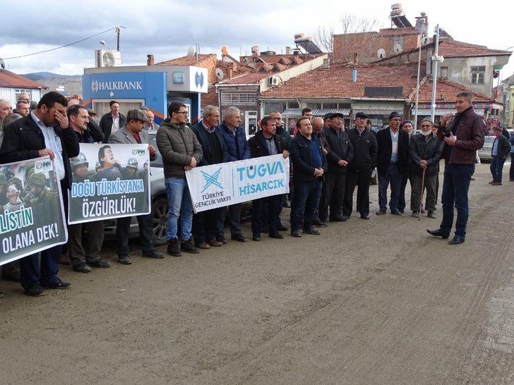 Hisarcık’ta STK’lardan Doğu Türkistan’da yaşanan zulme karşı ortak basın açıklaması G3