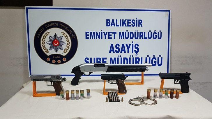 Balıkesir polisi 6 silah ele geçirdi G2