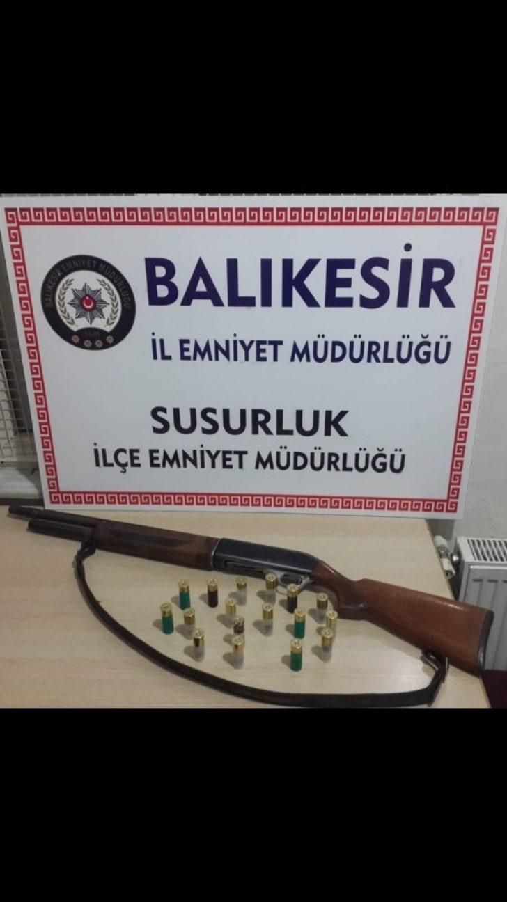 Balıkesir polisi 6 silah ele geçirdi G3
