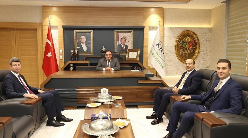 Kaymakamlardan Başkan Bulut&rsquo;a hayırlı olsun ziyareti