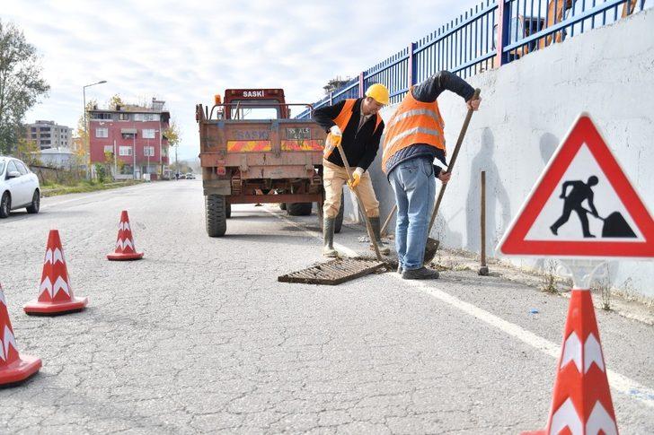 Yağmur suyu hatları temizleniyor G1