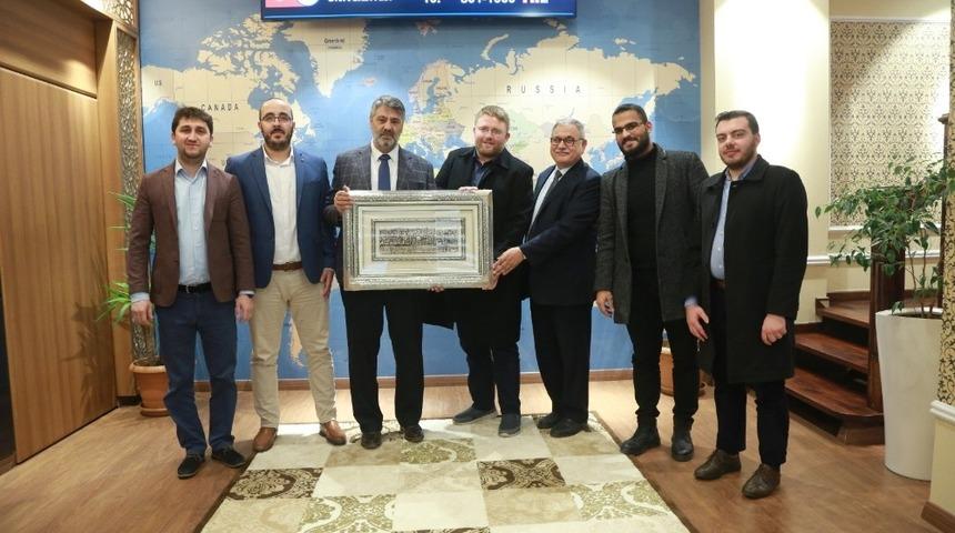 Rekt&ouml;r Polat, Filistinli heyeti kabul etti