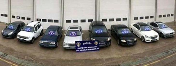 Ankara'da 'kermes' operasyonu! Çalıntı otomobillere el konuldu G3
