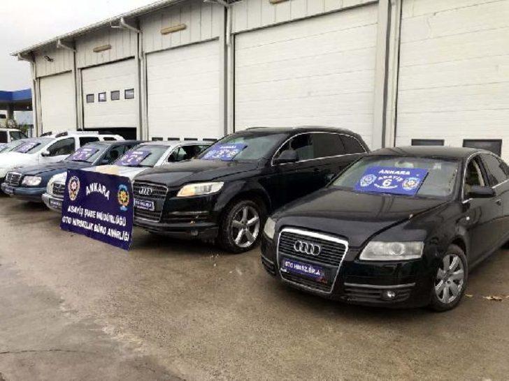 Ankara'da 'kermes' operasyonu! Çalıntı otomobillere el konuldu G4