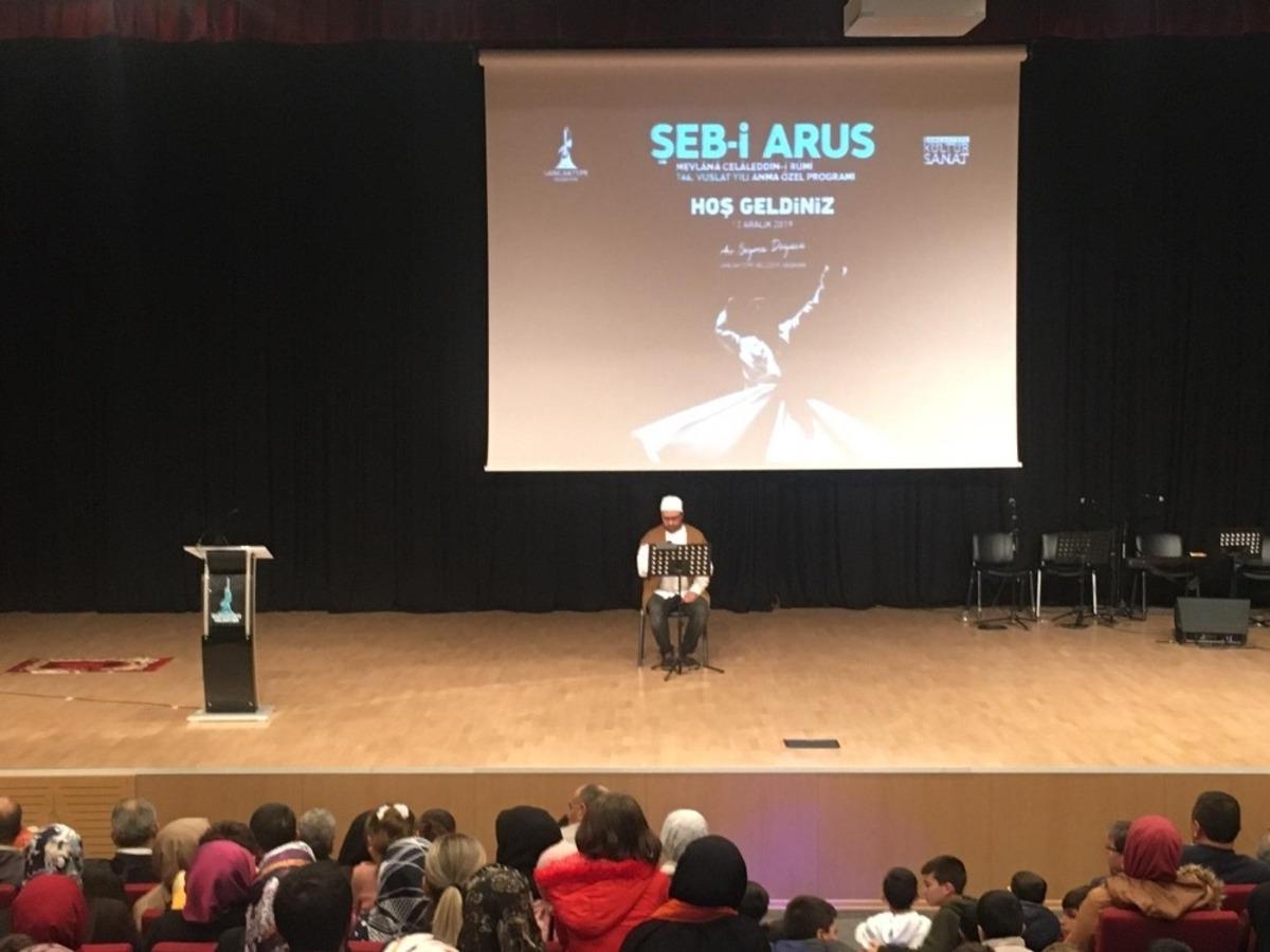 Mevlana, 746. vuslat yıl d&ouml;n&uuml;m&uuml;nde Sancaktepe&rsquo;de anıldı