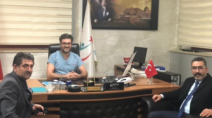 Ak Parti Bağlar İl&ccedil;e Başkanı Gezer ve y&ouml;netiminden Baysal&rsquo;a &ouml;vg&uuml;