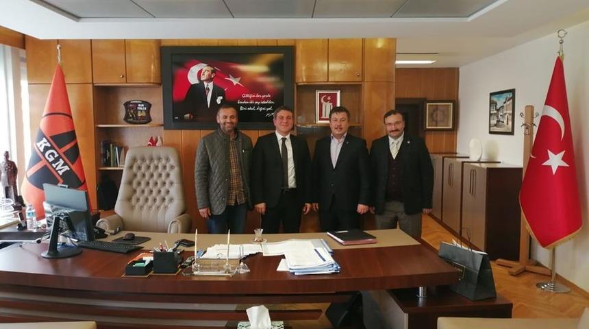 Karayolları B&ouml;lge M&uuml;d&uuml;r&uuml; Mehmet Aşık&rsquo;a teşekk&uuml;r ziyareti