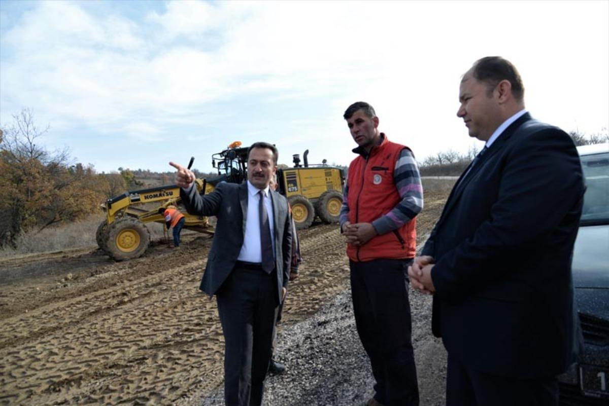 Vali Şent&uuml;rk&rsquo;ten k&ouml;ylerde inceleme