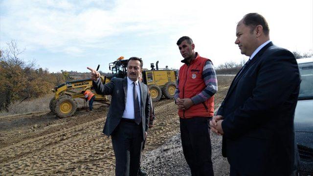 Vali Şentürk’ten köylerde inceleme