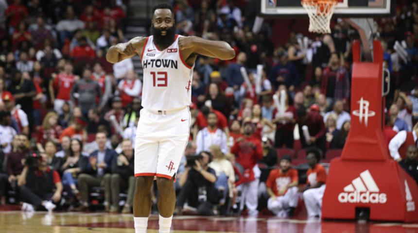 Rockets, Harden'ın 54 sayı attığı maçta Magic'i yendi