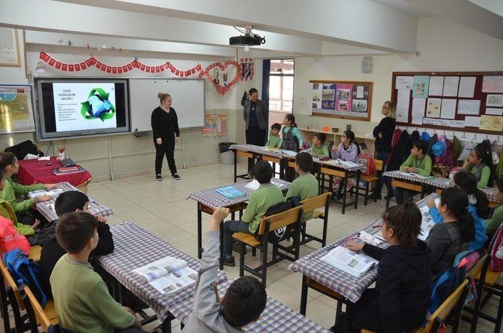 Kuşadası Belediyesi’nden ilkokul öğrencilerine geri dönüşüm eğitimi G4