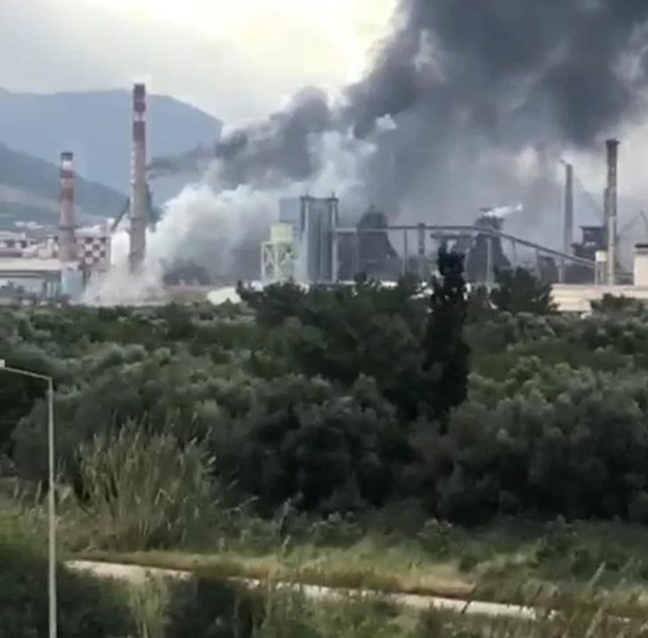 Son dakika! İskenderun Demir Çelik Fabrikası'nda patlama G4