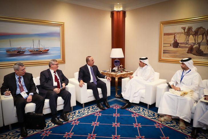 Bakan Çavuşoğlu'nun Katar'daki diplomasi trafiği sürüyor G2