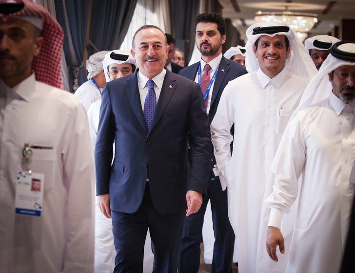 Bakan Çavuşoğlu'nun Katar'daki diplomasi trafiği sürüyor G5