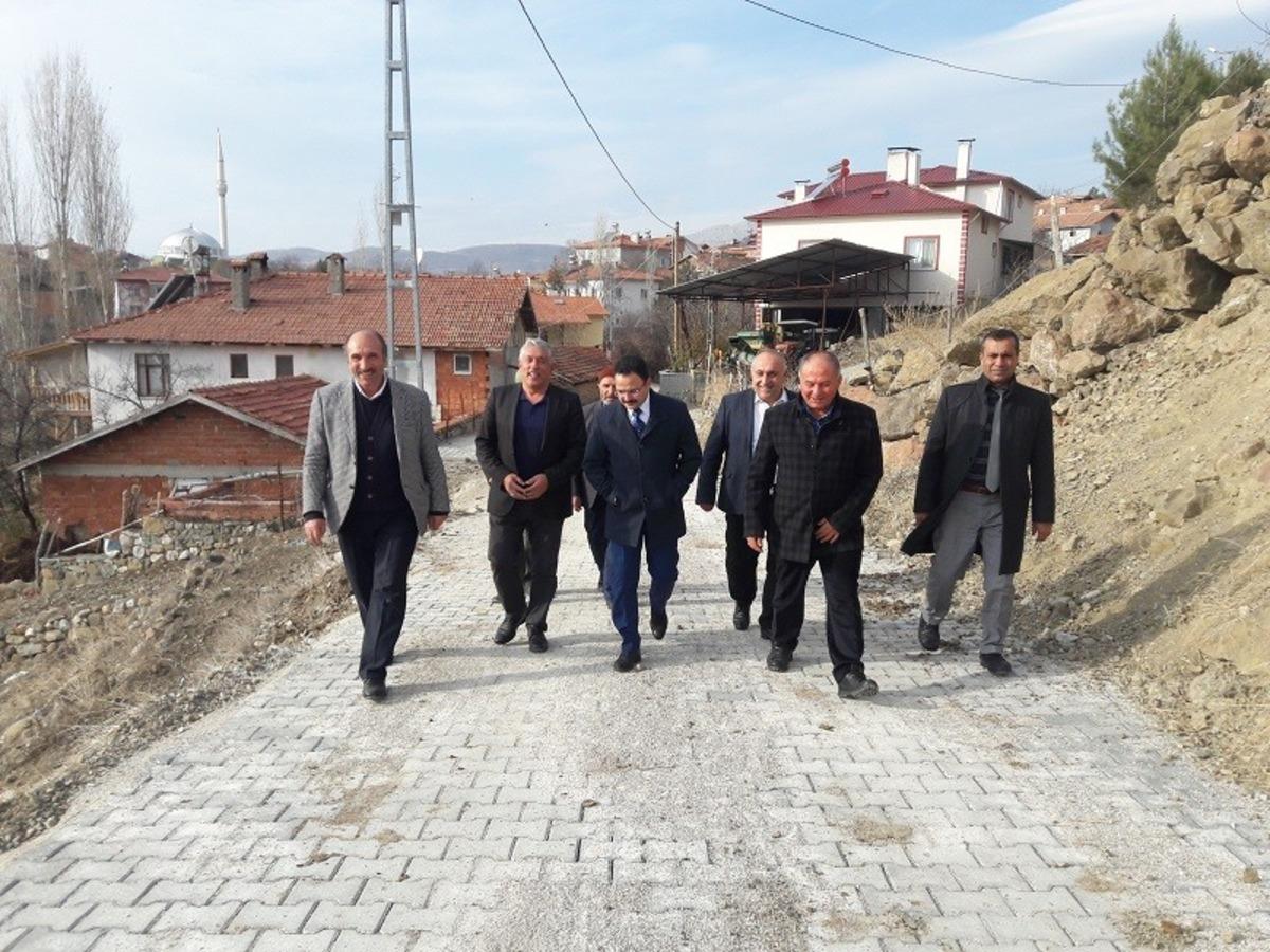 Kaymakam Alkan k&ouml;ydes &ccedil;alışmalarını inceledi