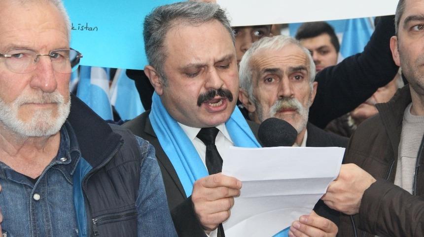 Samsun&rsquo;da STK&rsquo;lardan &Ccedil;in&rsquo;e &rsquo;Doğu T&uuml;rkistan&rsquo; tepkisi