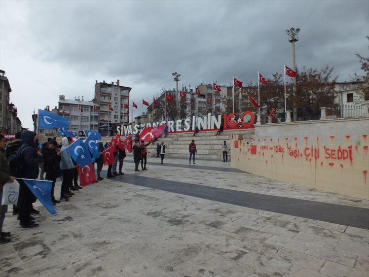 Çin'in Doğu Türkistan politikaları Sivas'ta protesto edildi G2