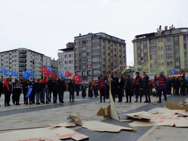 Çin'in Doğu Türkistan politikaları Sivas'ta protesto edildi G4
