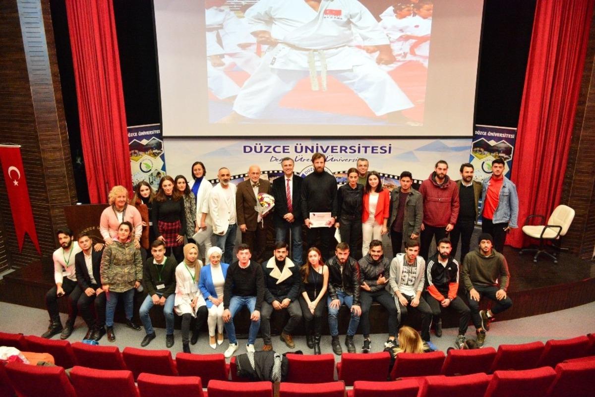 Girişimci sporcular &ouml;ğrencilerle buluştu