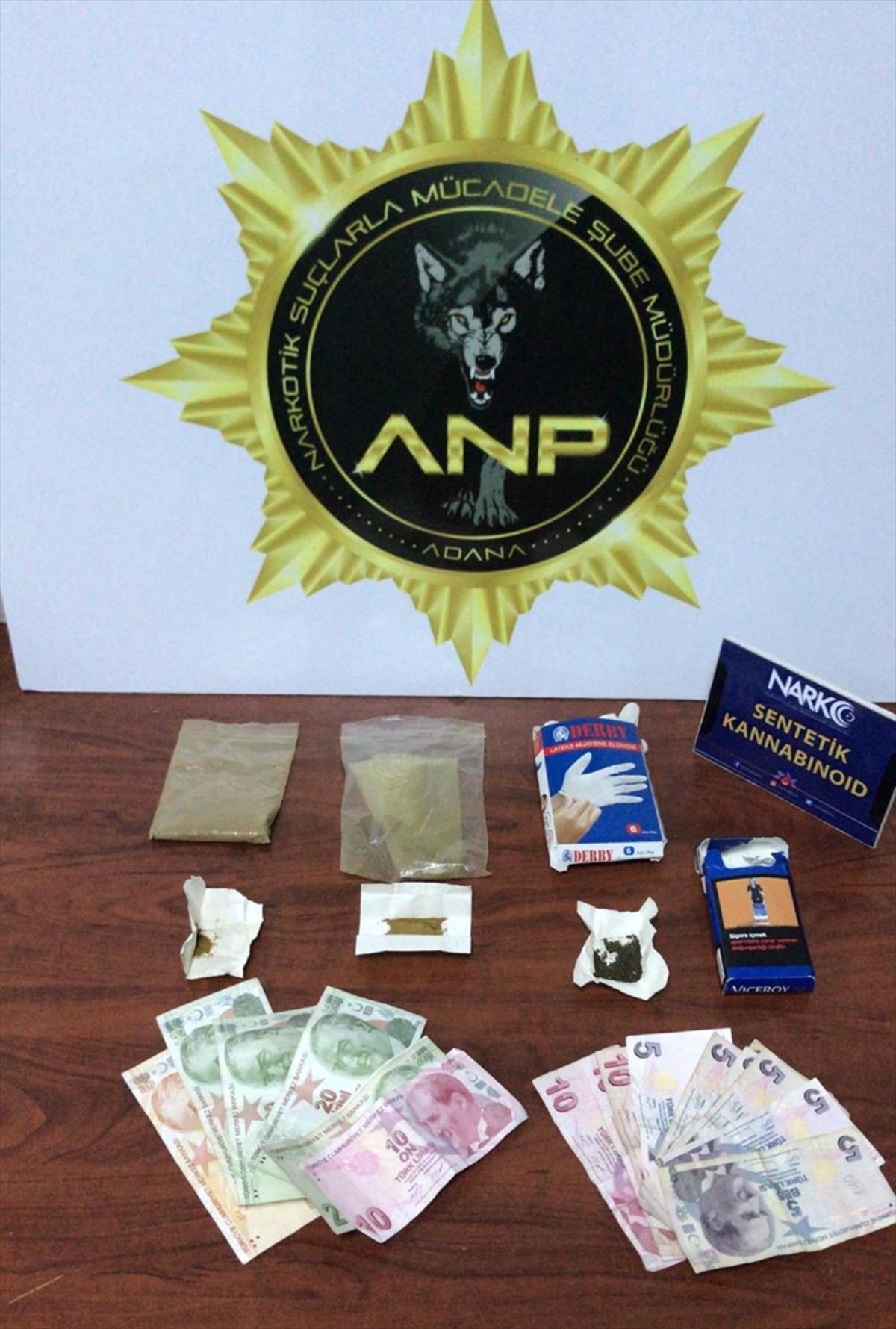 Adana'da "torbacı" operasyonunda 8 ş&uuml;pheli g&ouml;zaltına alındı