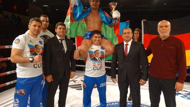 Almanya'da Haydar Aliyev'in anısına kick boks turnuvası yapıldı