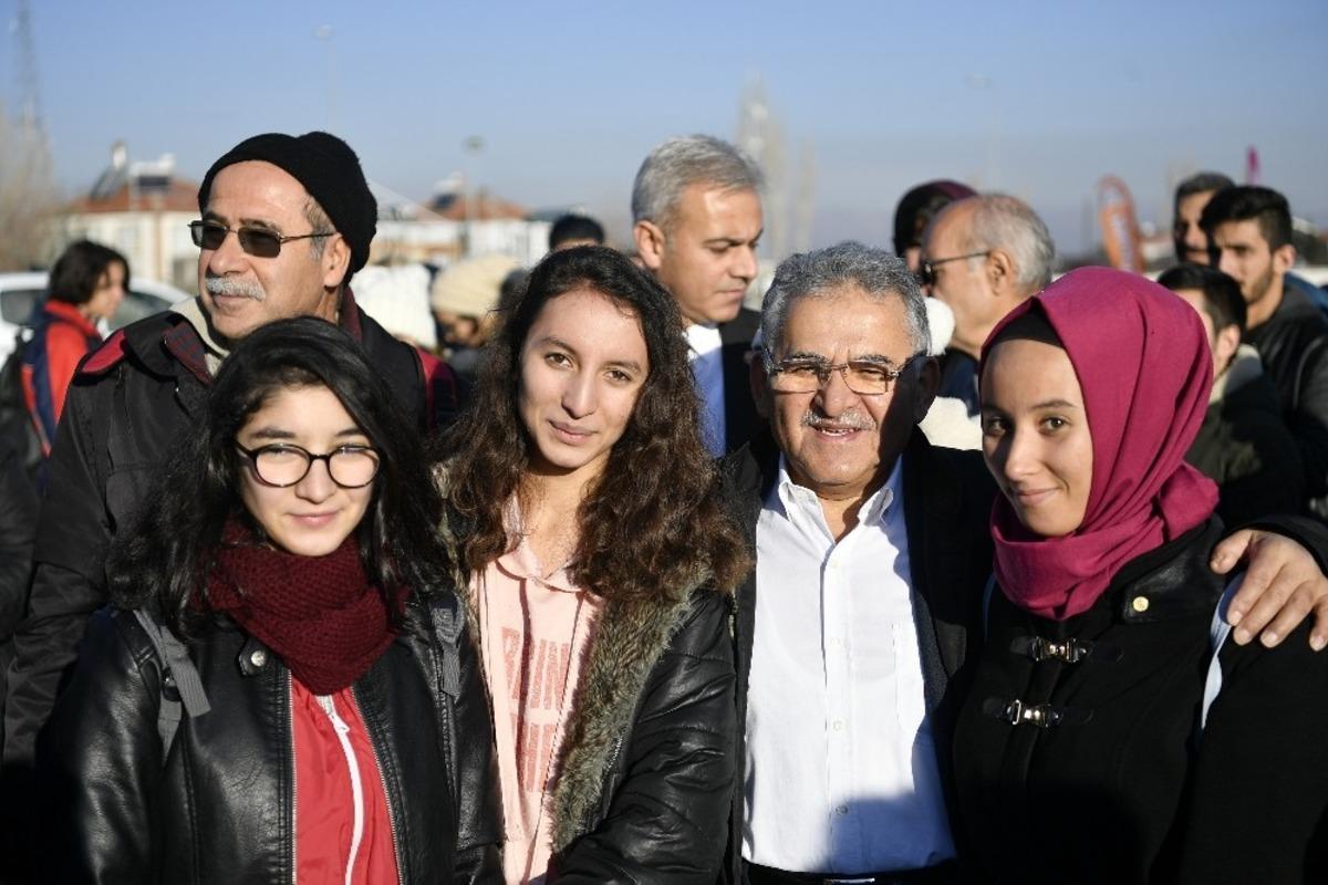 B&uuml;y&uuml;kşehir, kışa g&uuml;neş oldu