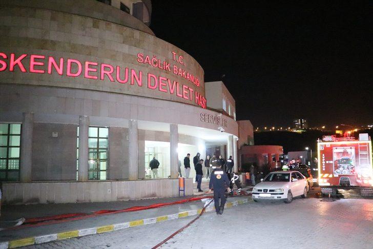 İskenderun Devlet Hastanesi Acil Servisi'nde yangın G2