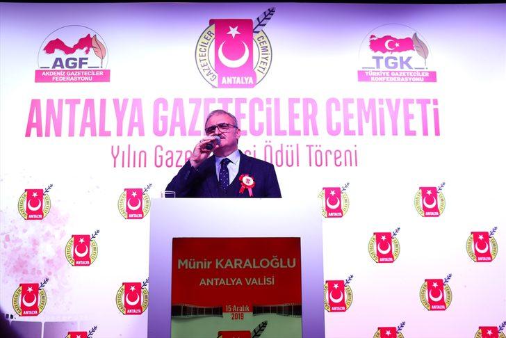 Antalya Gazeteciler Cemiyeti 2018 Yılı Basın Ödülleri dağıtıldı G2