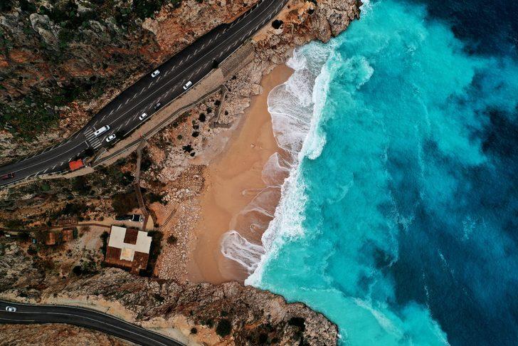 Kaputaş Plajı turkuaza döndü! Şaşırtan manzara G1
