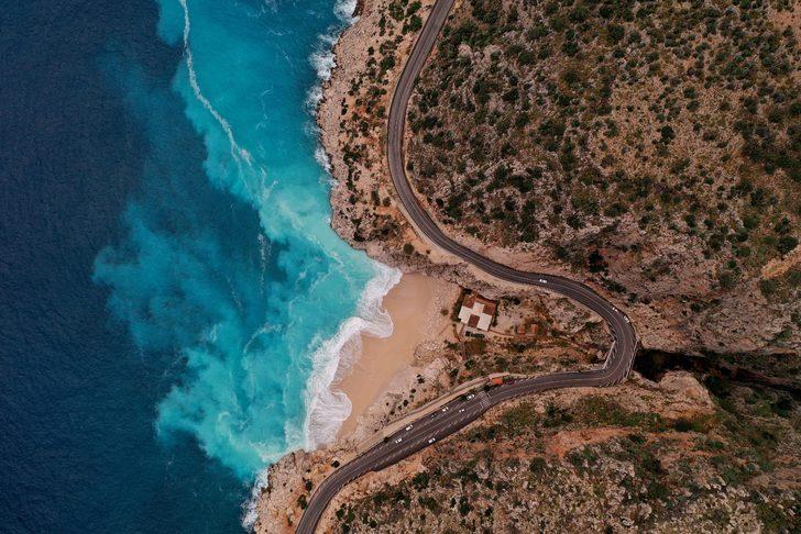 Kaputaş Plajı turkuaza döndü! Şaşırtan manzara G2