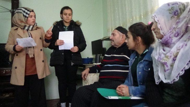 Öğrenciler kapı kapı gezip ’brusella’yı anlattı G1